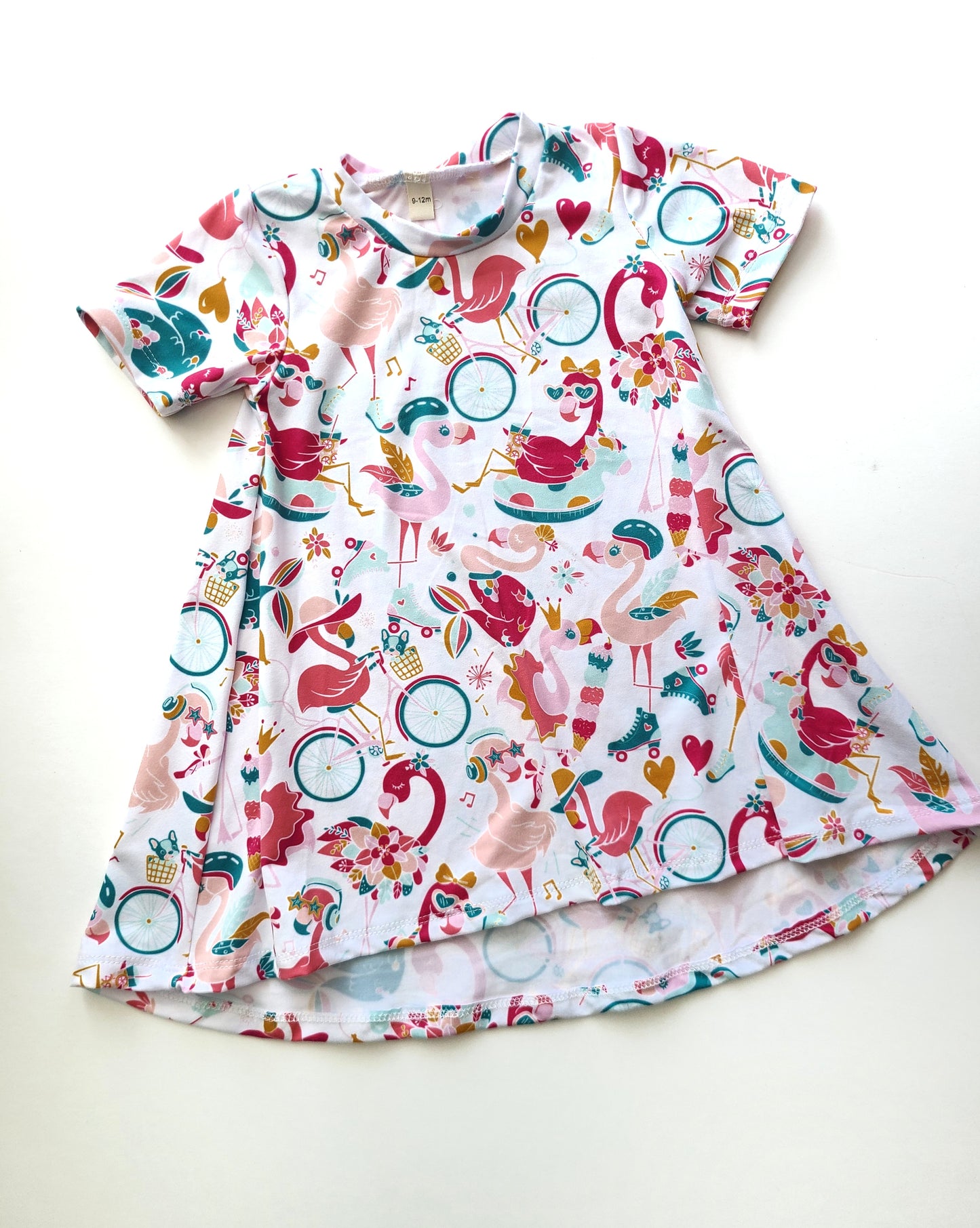 Basic Dress Flamingo