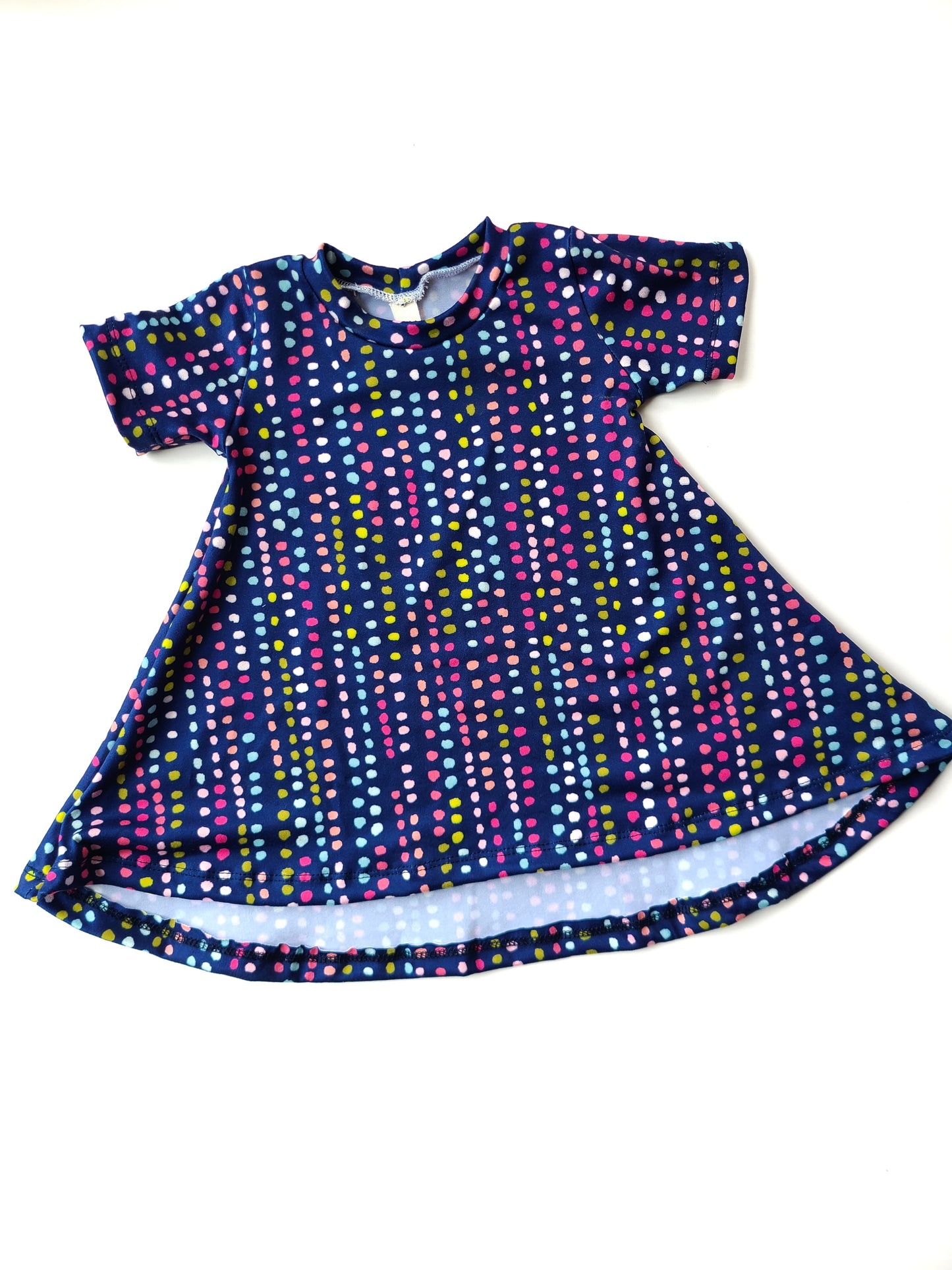 Basic Dress Navy Dot