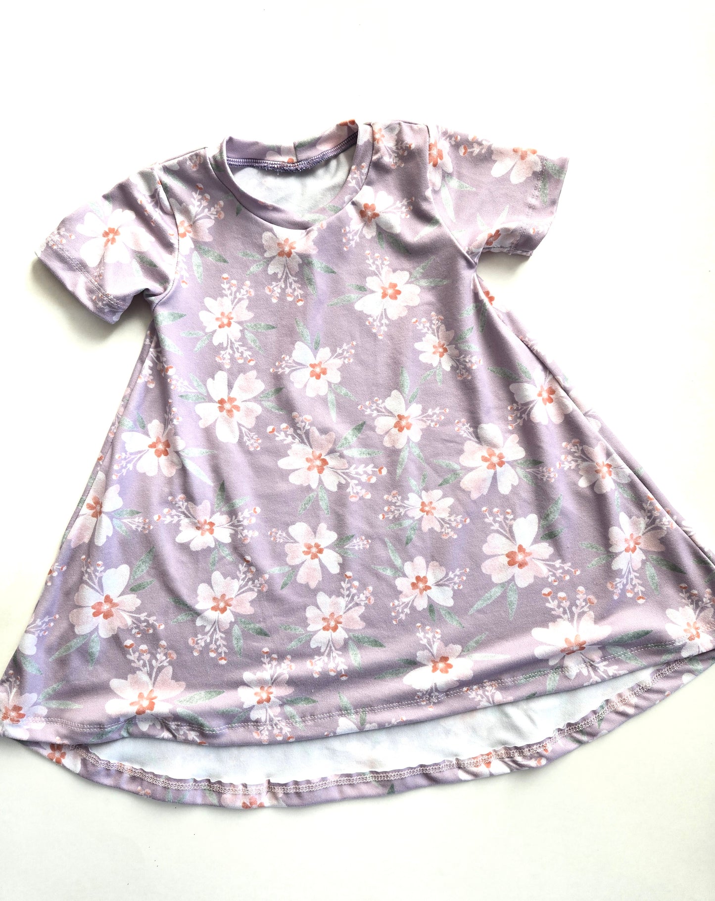 Basic Dress Lilac Floral