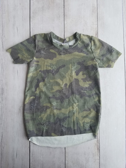 Camo Edgy Tee