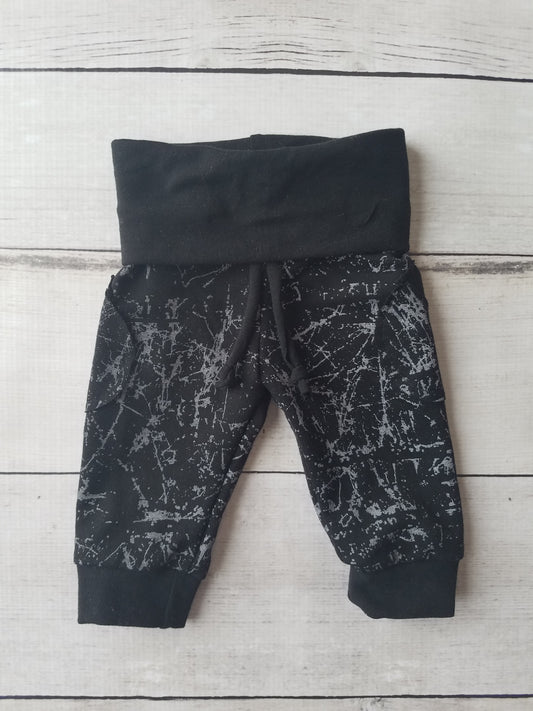 Black Splatter Joggers