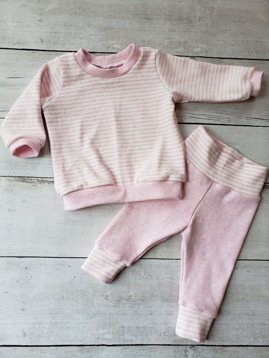 Pink Long Sleeve Tee and Leggings