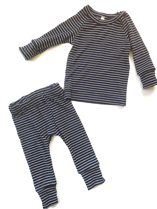 Lounge Set Navy Stripe