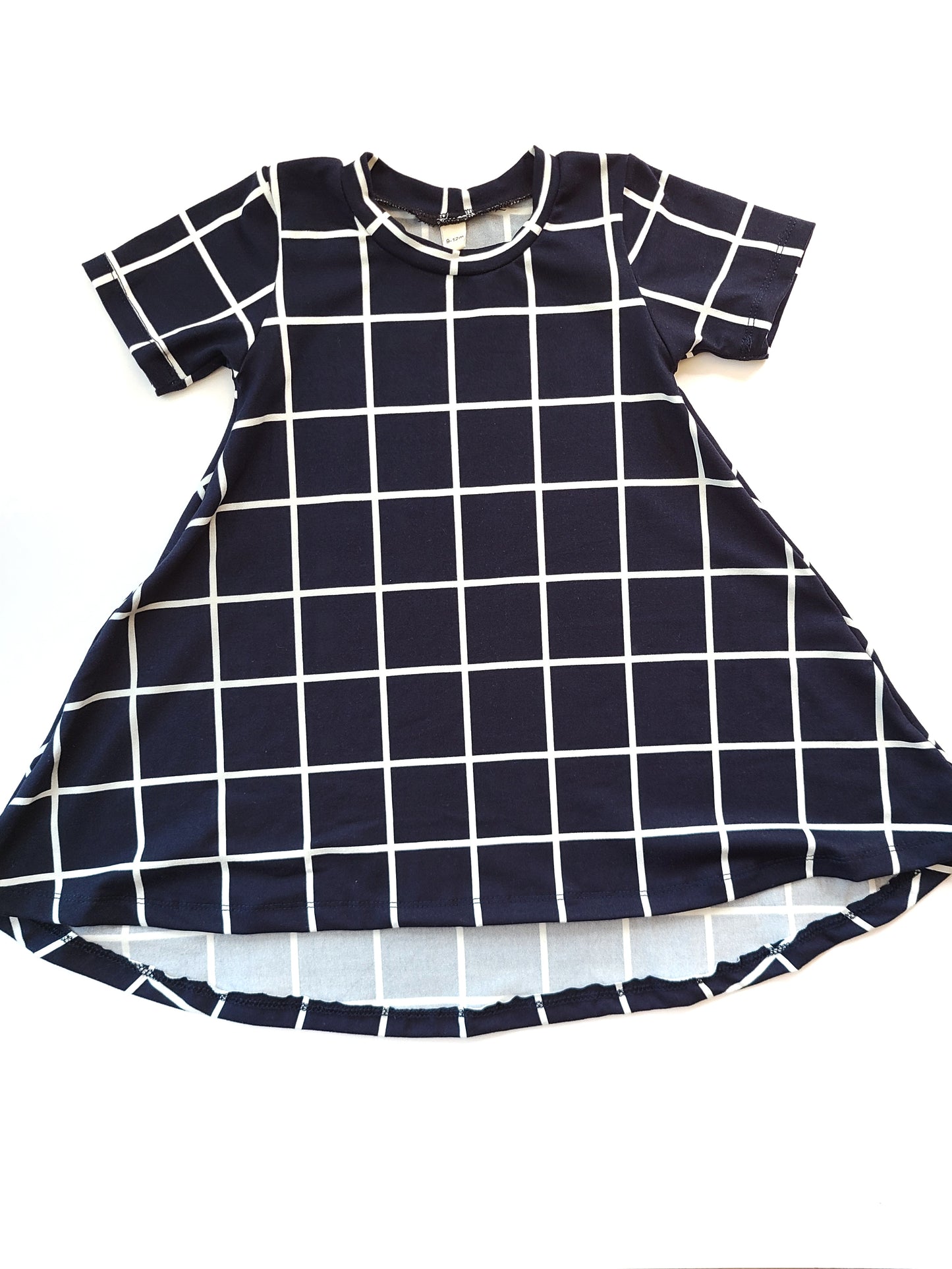 Basic Dress Navy Window Pane