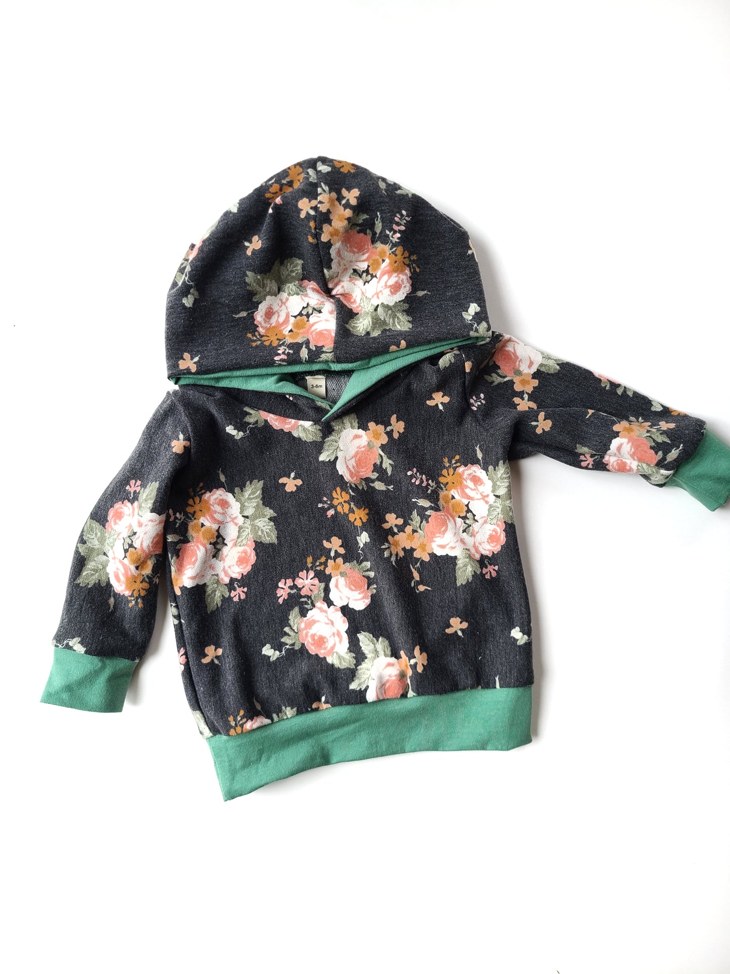 Sage Floral Hoodie