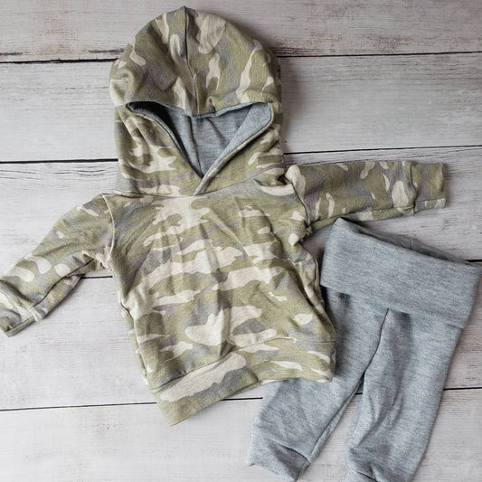 Camo Hoodie & Jogger Set