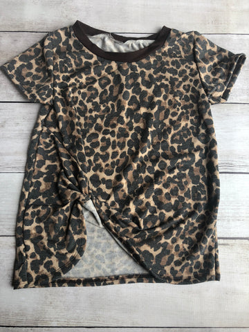 Leopard Knotted Tees